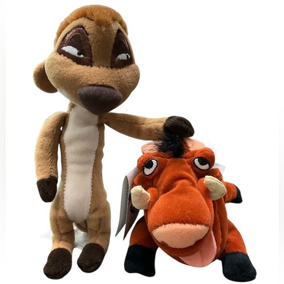 Lion King Vintage Disney Store 12 Mini Beanie Babies Plush Toys Set - Picture 9 of 11